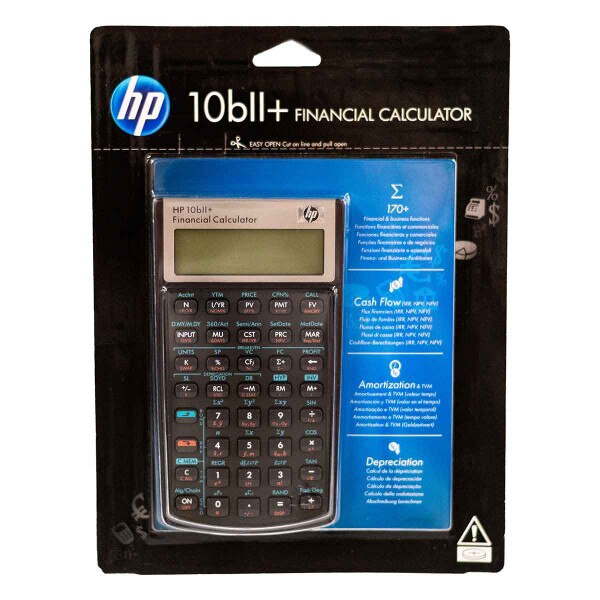 HP 10bII+ calculator